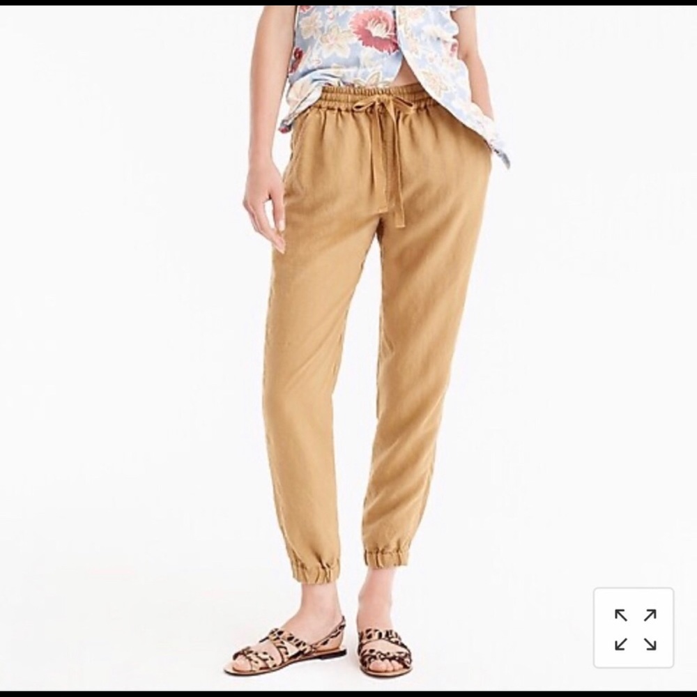 J crew point sur seaside linen tencel joggers | 0